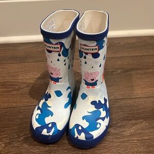 Hunter x Peppa Pig Toddler Rain Boots Size 10